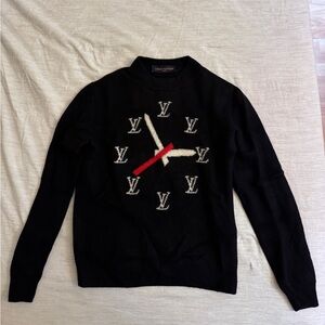 Louis Vuitton Clock Intarsia Sweater